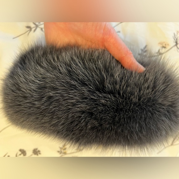 Real FOX fur stole/scarf/headband - never worn - Picture 2 of 12